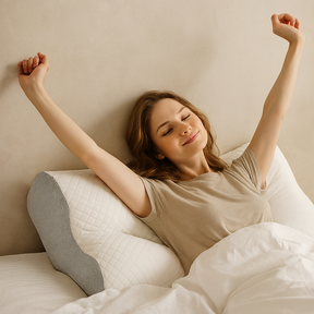 Oreiller Orthopédique Mousse à Mémoire - Support Ergonomique pour Cou et Épaules