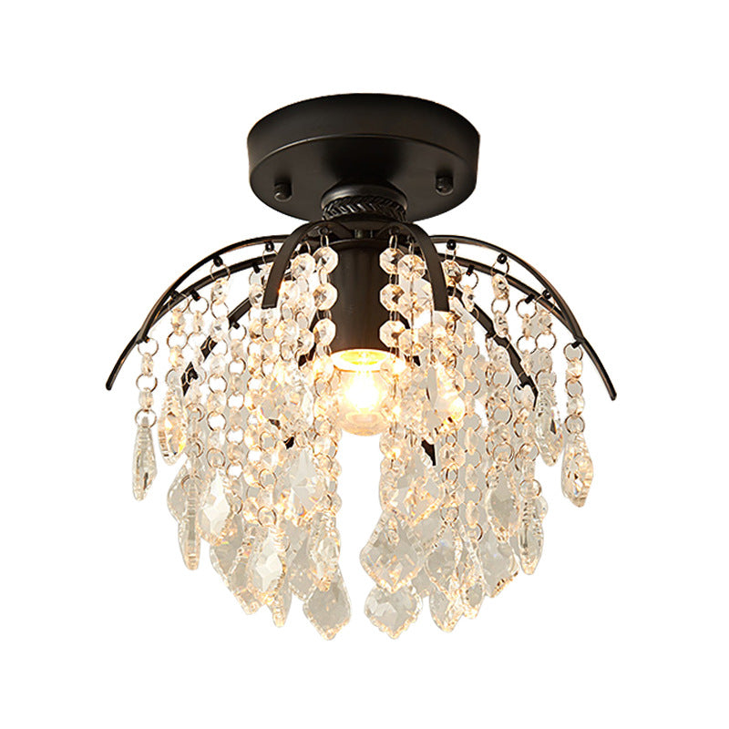 Lustre en Cristal Élégant pour Salon - Luxe et Atmosphère Raffinée