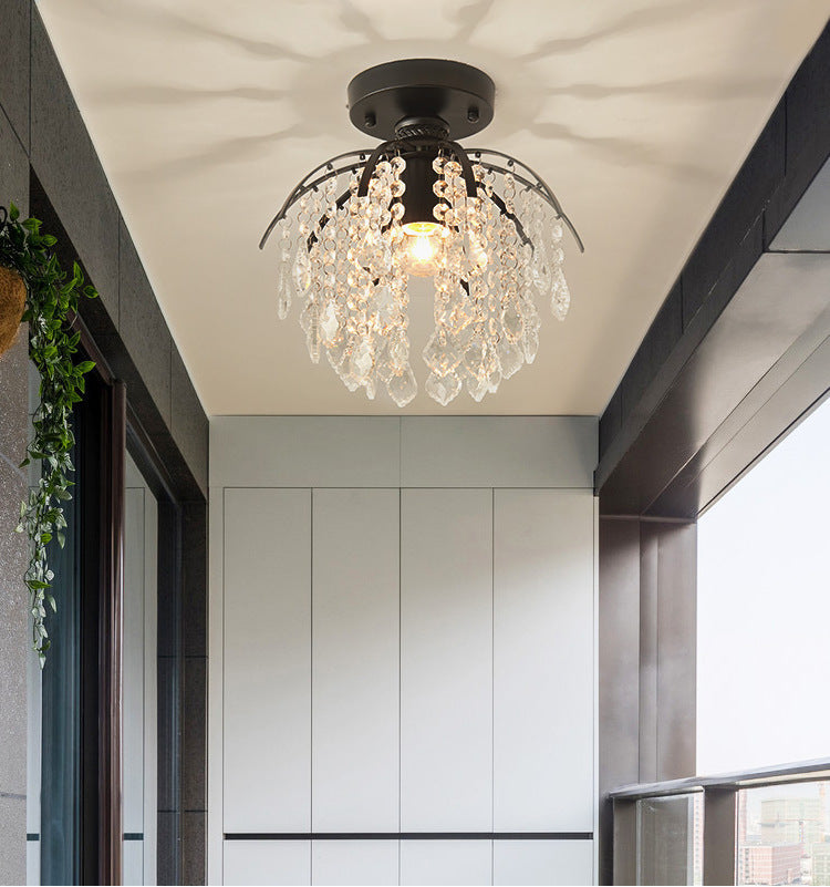 Lustre en Cristal Élégant pour Salon - Luxe et Atmosphère Raffinée