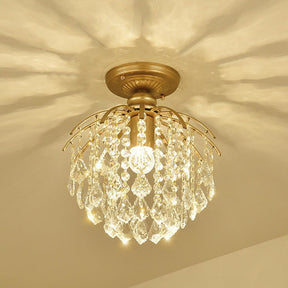 Lustre en Cristal Élégant pour Salon - Luxe et Atmosphère Raffinée