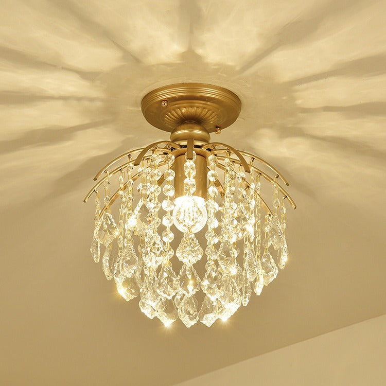 Lustre en Cristal Élégant pour Salon - Luxe et Atmosphère Raffinée