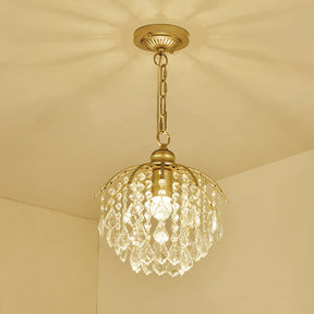 Lustre en Cristal Élégant pour Salon - Luxe et Atmosphère Raffinée