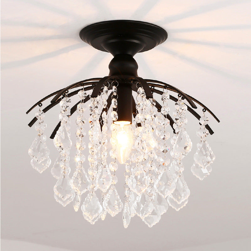 Lustre en Cristal Élégant pour Salon - Luxe et Atmosphère Raffinée