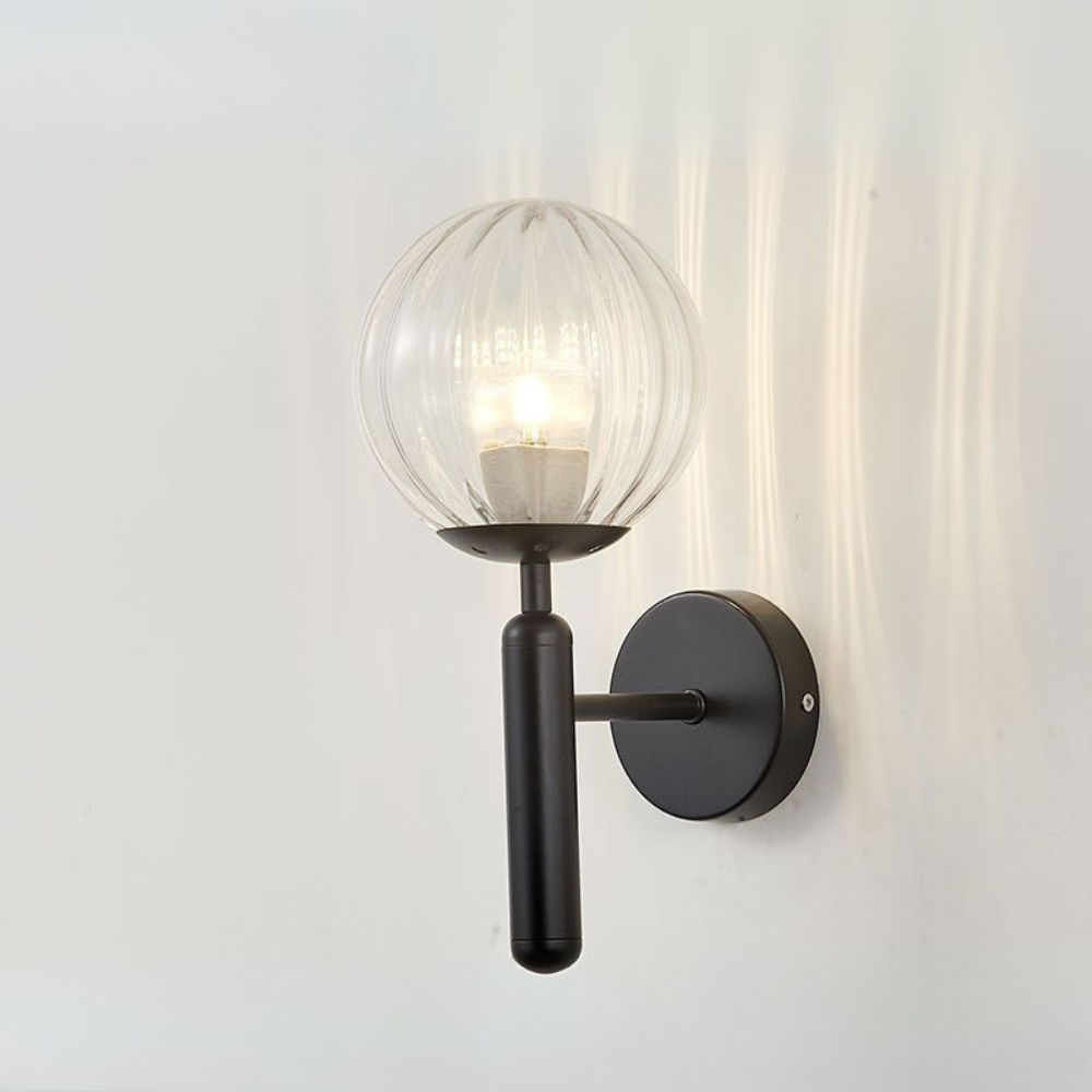 Applique Murale Sphérique Contemporaine - Design Scandinave et Atmosphère Chaleureuse