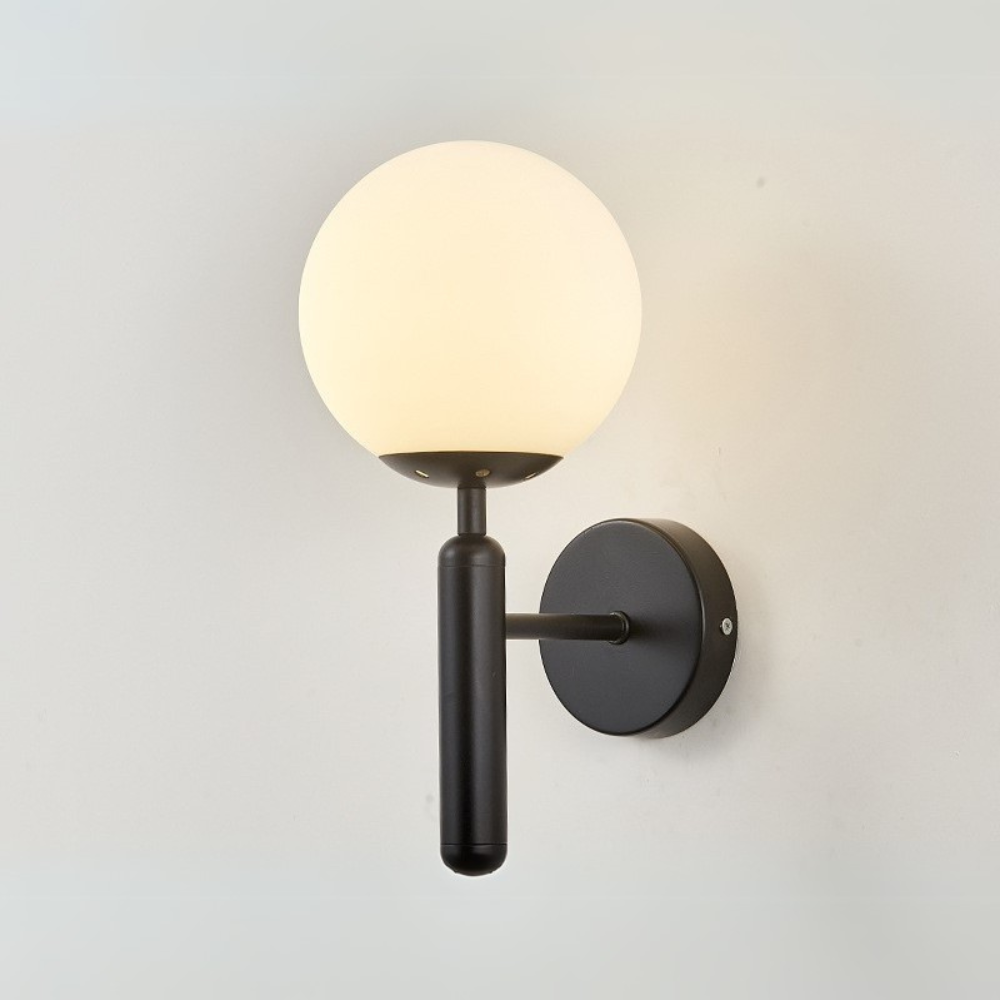 Applique Murale Sphérique Contemporaine - Design Scandinave et Atmosphère Chaleureuse