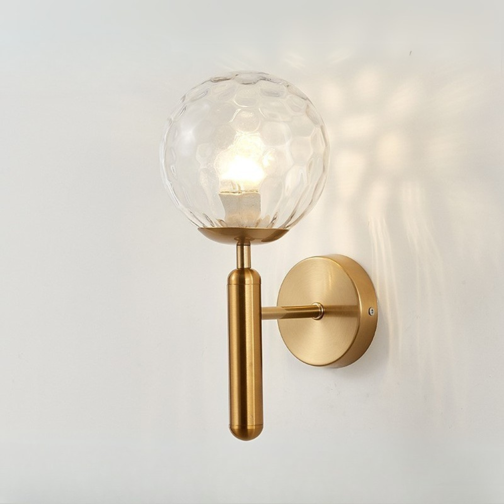 Applique Murale Sphérique Contemporaine - Design Scandinave et Atmosphère Chaleureuse