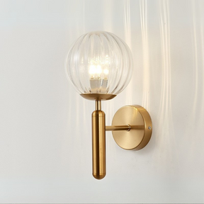 Applique Murale Sphérique Contemporaine - Design Scandinave et Atmosphère Chaleureuse