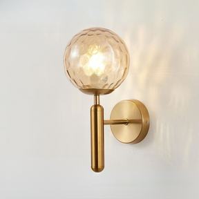Applique Murale Sphérique Contemporaine - Design Scandinave et Atmosphère Chaleureuse