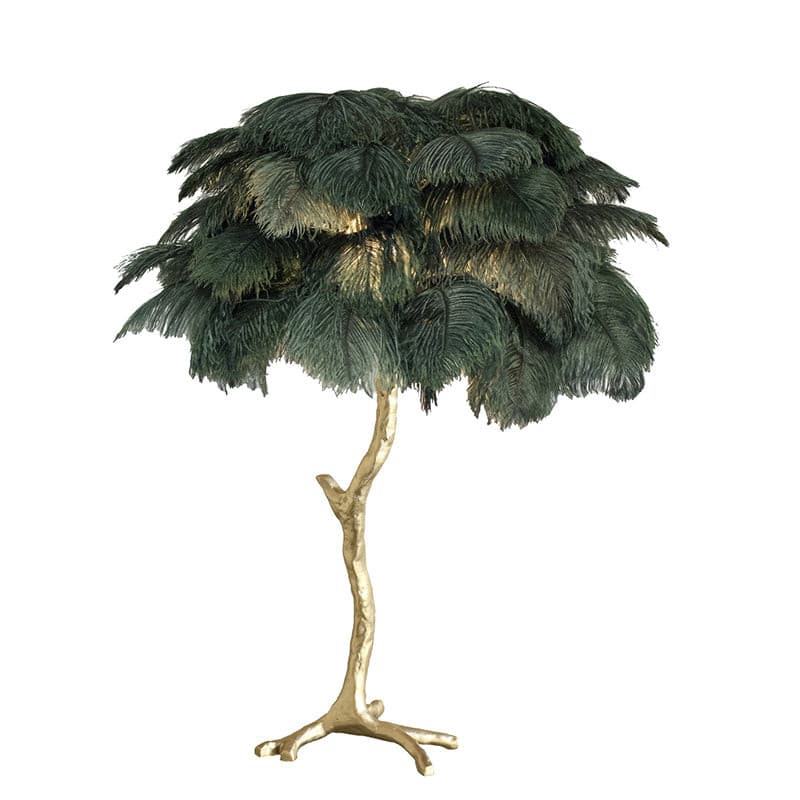 Lampe de Table Élégante en Plumes - Design Luxueux et Atmosphère Romantique