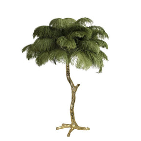 Lampe de Table Élégante en Plumes - Design Luxueux et Atmosphère Romantique