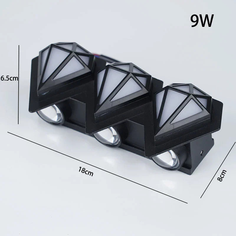 Lampe Murale LED Extérieure - Design Moderne et Étanche pour Jardins