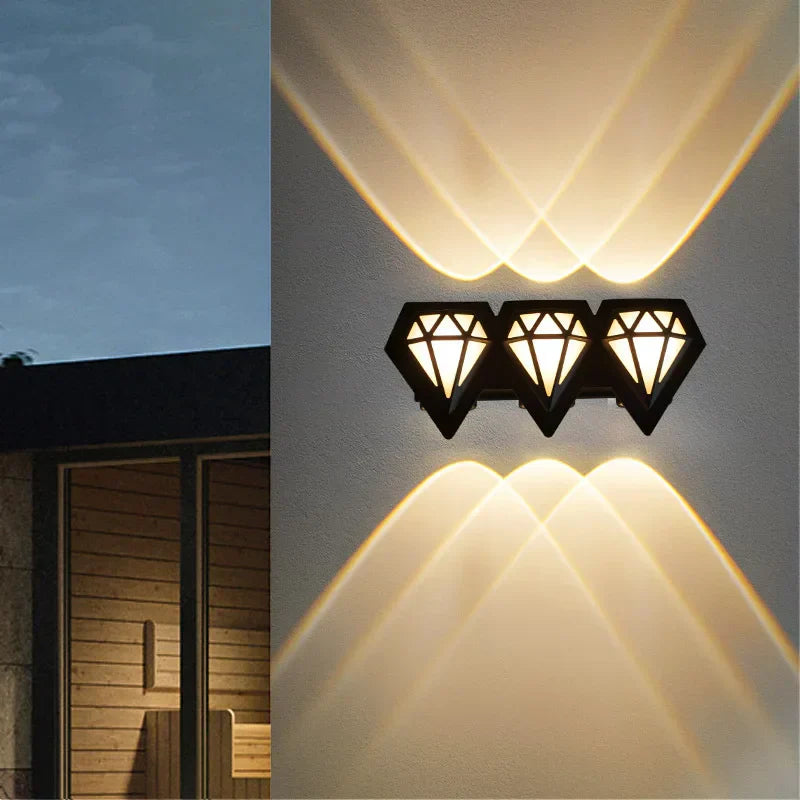 Lampe Murale LED Extérieure - Design Moderne et Étanche pour Jardins