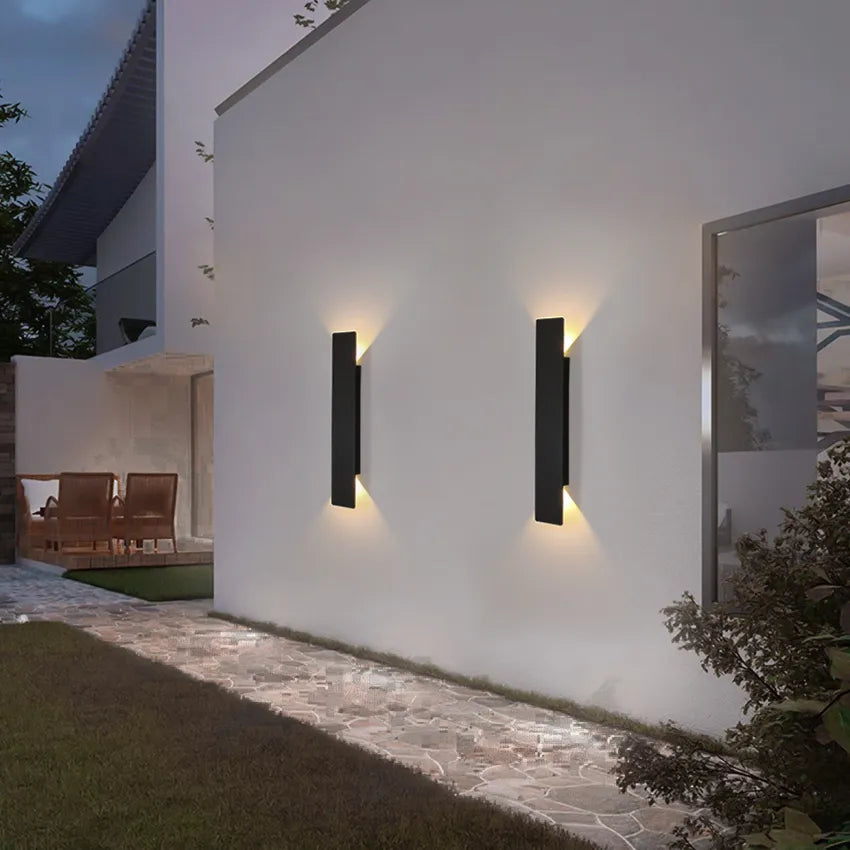 Applique Murale Extérieure Étanche - Design Élégant en Aluminium Durable