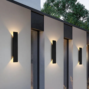 Applique Murale Extérieure Étanche - Design Élégant en Aluminium Durable