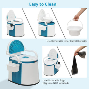 Toilette Portative pour Adultes et Seniors - Confort et Praticité en Extérieur