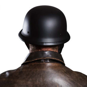 Casque de Moto Demi-Face Sécurisé - Homologué ECE et DOT, Style Vintage