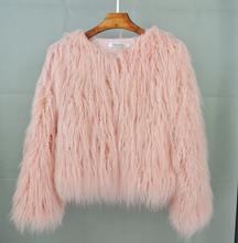 Veste en Fourrure Synthétique pour Femmes - Style Cropped Oversize et Confortable