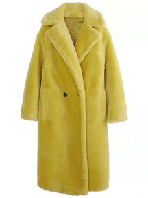 Manteau Teddy Oversized Femme - Douceur et Élégance pour l'Hiver