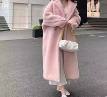Manteau Teddy Oversized Femme - Douceur et Élégance pour l'Hiver