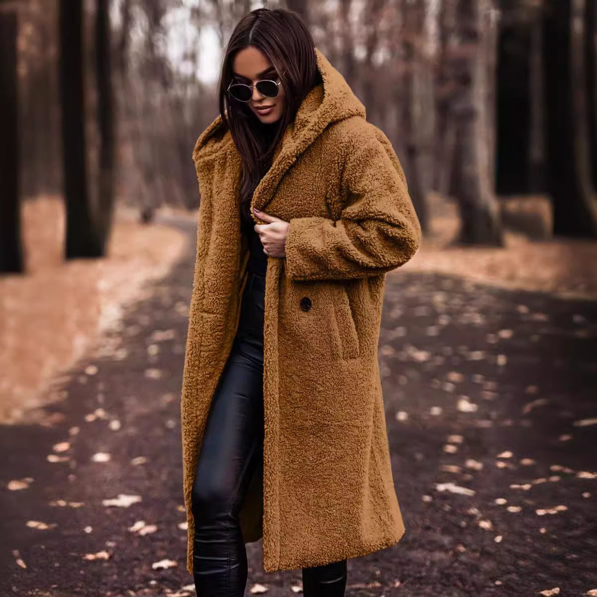 Manteau Oversize à Capuche pour Femmes - Confort et Élégance en Hiver