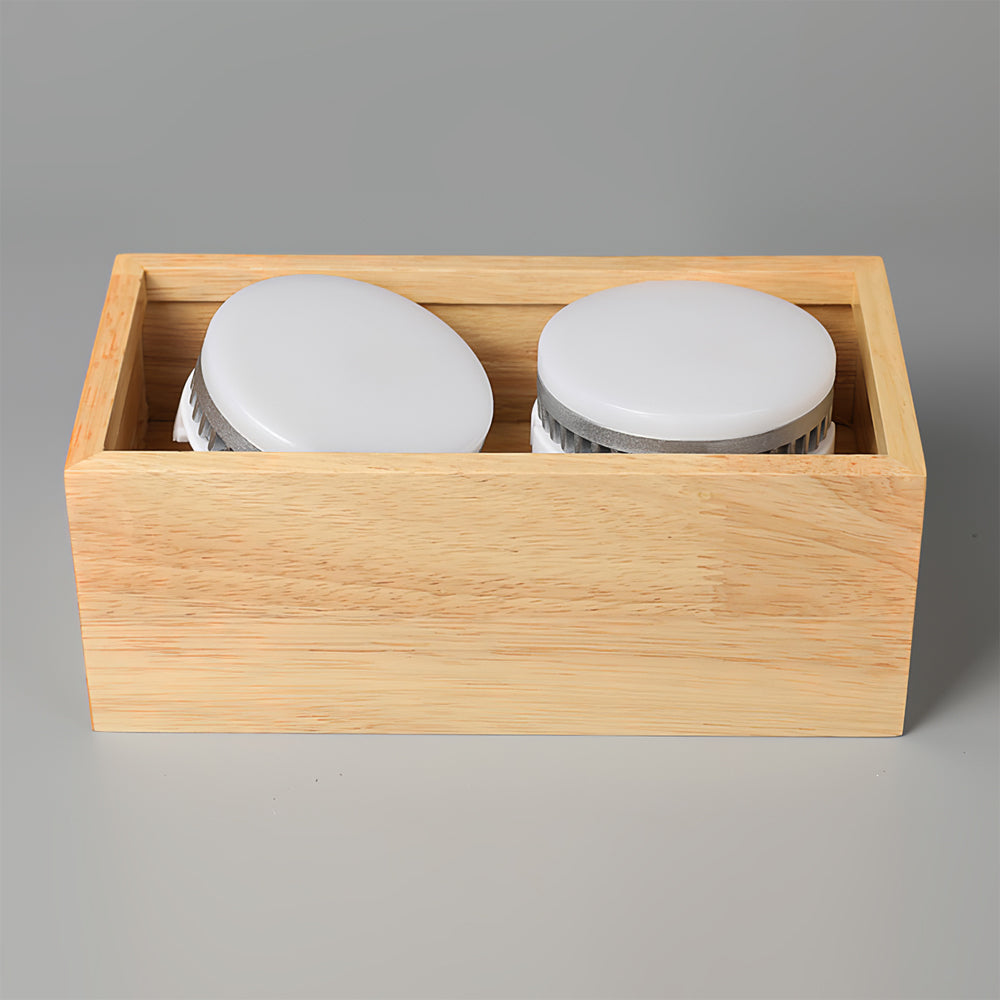 Lampe de Plafond en Bois - Éclairage Chaleureux et Économe en Énergie