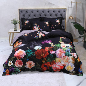 Parure de Lit en Coton Égyptien - Design Classique et Confort Ultime