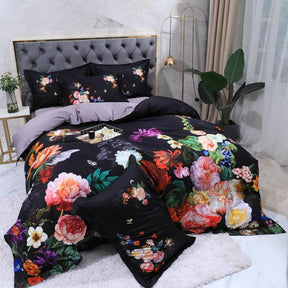 Parure de Lit en Coton Égyptien - Design Classique et Confort Ultime