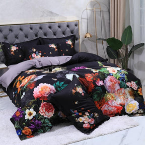 Parure de Lit en Coton Égyptien - Design Classique et Confort Ultime
