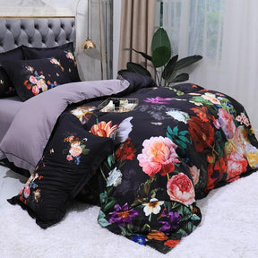 Parure de Lit en Coton Égyptien - Design Classique et Confort Ultime