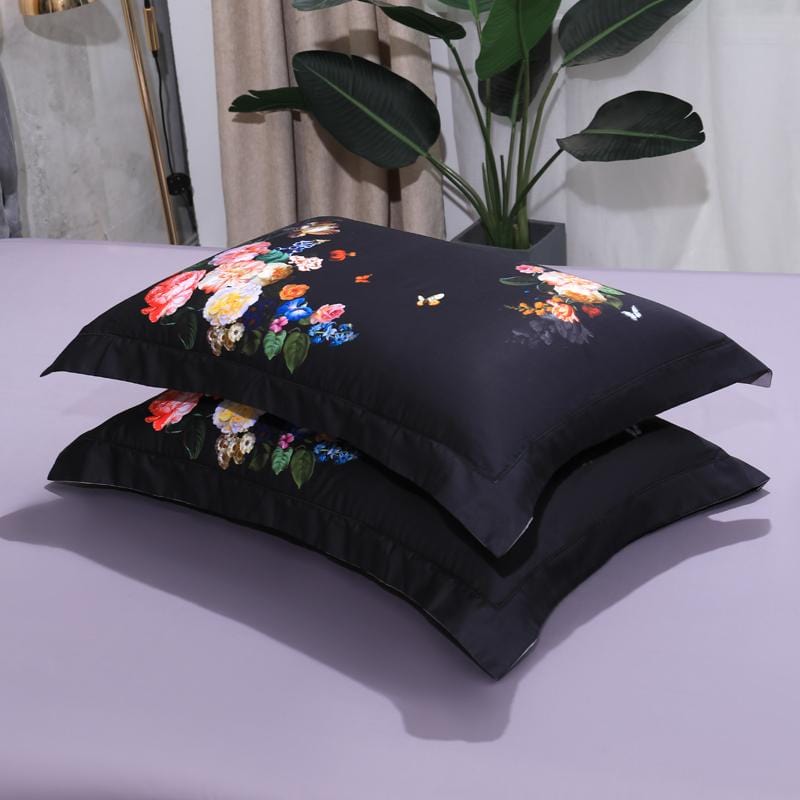 Parure de Lit en Coton Égyptien - Design Classique et Confort Ultime