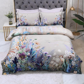 Ensemble de Lit en Coton Égyptien - Confort Doux et Design Coloré