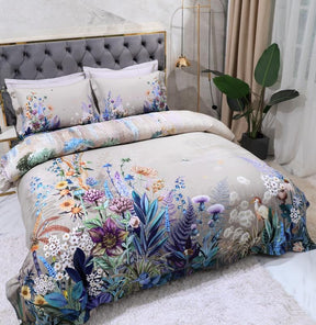 Ensemble de Lit en Coton Égyptien - Confort Doux et Design Coloré