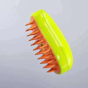 Brosse de Toilettage à Vapeur pour Chats - Toilettage Relaxant et Pelage Brillant