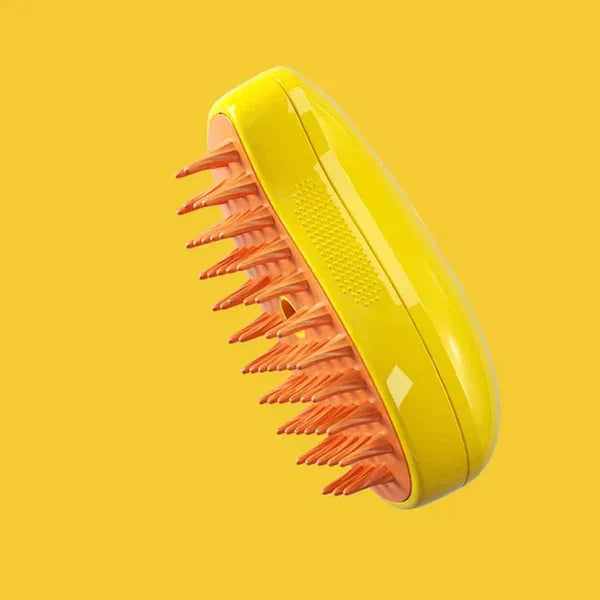 Brosse de Toilettage à Vapeur pour Chats - Toilettage Relaxant et Pelage Brillant