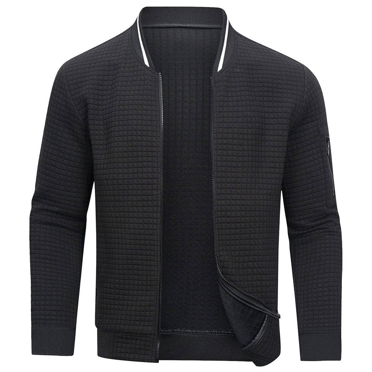 Pull à Demi-Zip pour Hommes - Confort et Style Moderne en Hiver
