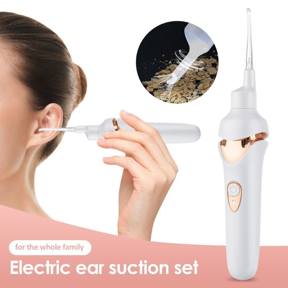 Éliminateur de Cérumen Rechargeable - Indolore et Sûr avec Lumière LED