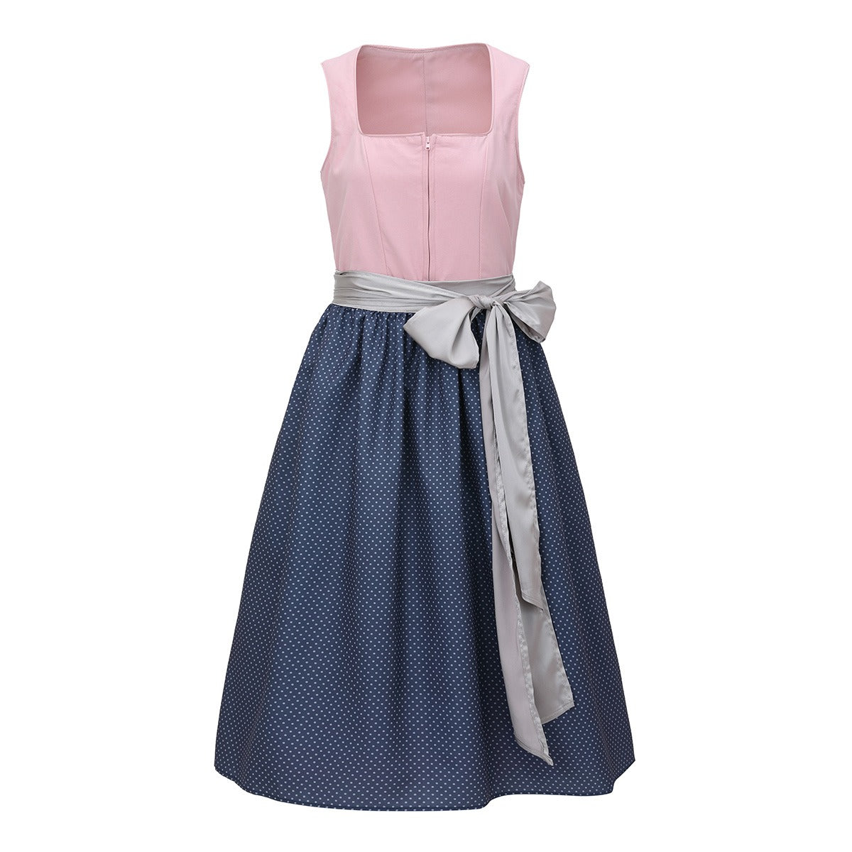 Dirndl Vintage Rose Pâle - Élégance Romantique pour Oktoberfest