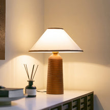 Lampe de Table Géométrique - Éclairage Chaleureux et Élégant