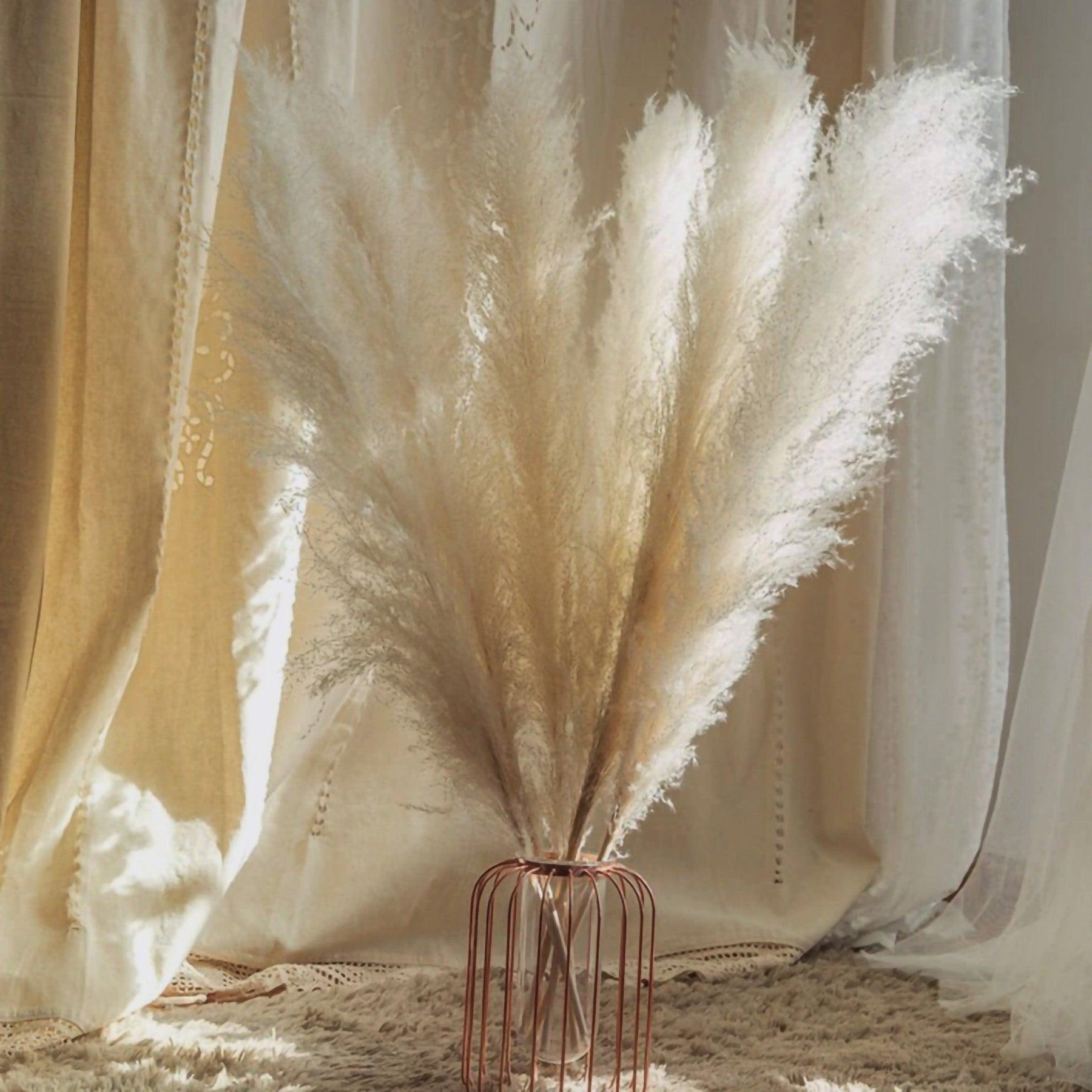 Bouquet de Fleurs Séchées Naturelles - Élégance Durable pour Décoration Intérieure