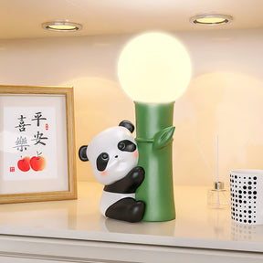 Lampe de Table Panda - Design en Bambou et Éclairage Chaleureux