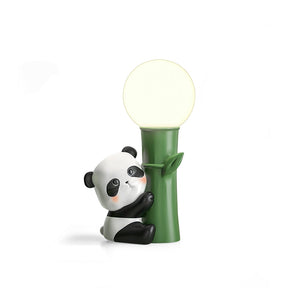 Lampe de Table Panda - Design en Bambou et Éclairage Chaleureux