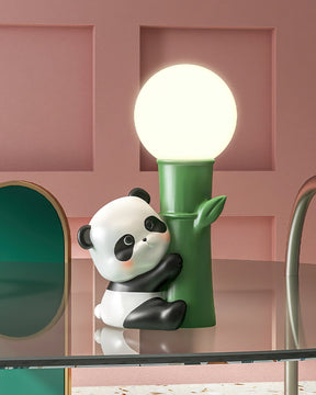 Lampe de Table Panda - Design en Bambou et Éclairage Chaleureux