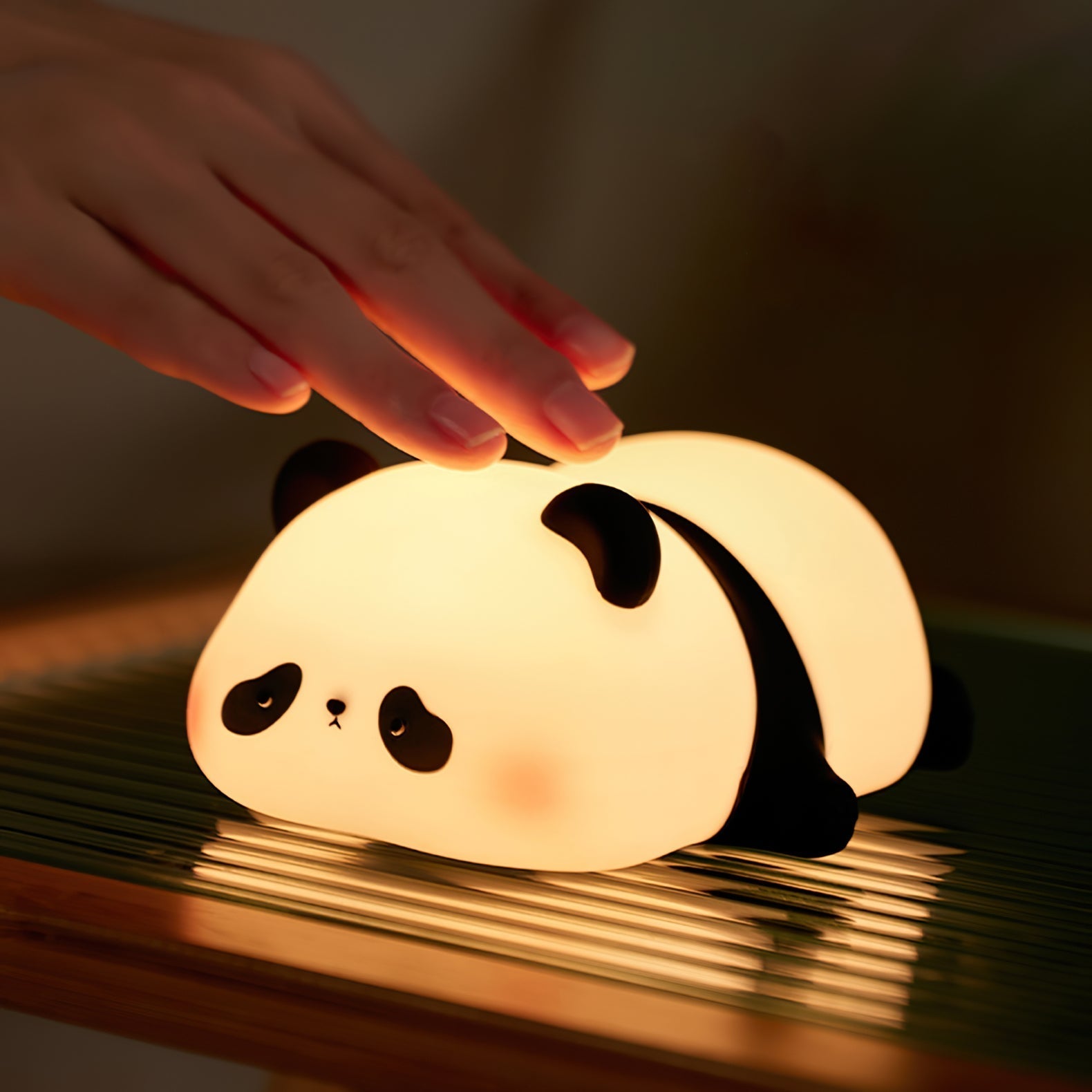 Lampe de Table Panda - Lumière Douce et Design Adorable