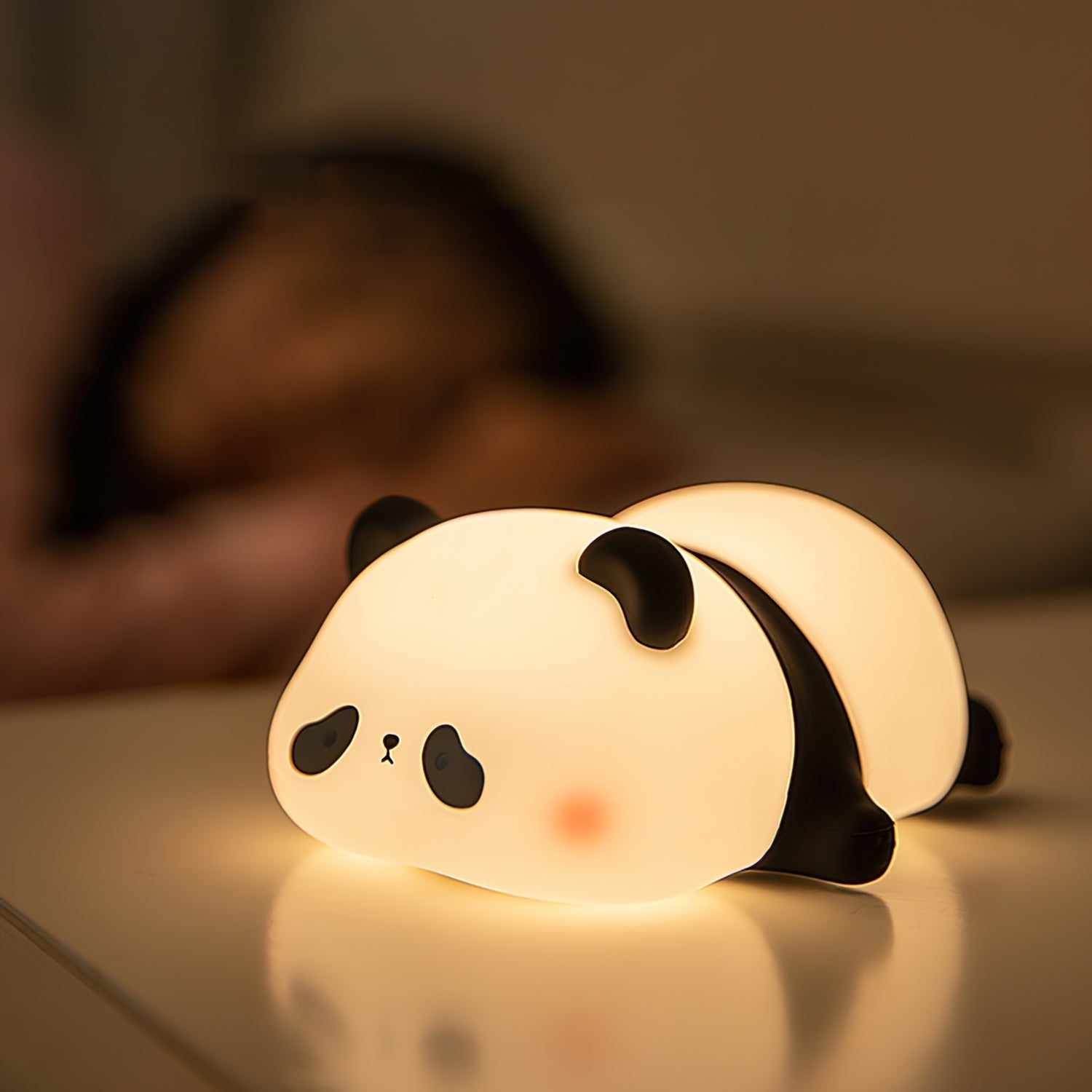 Lampe de Table Panda - Lumière Douce et Design Adorable
