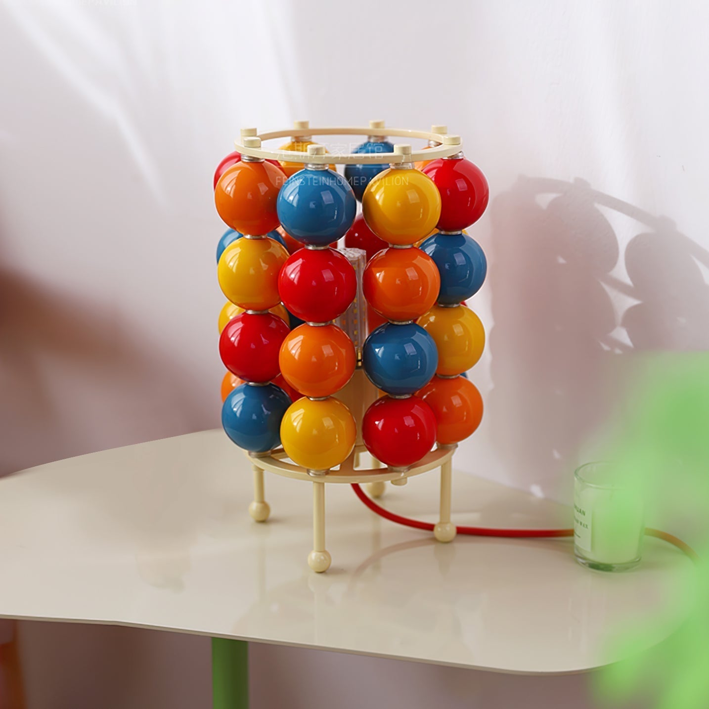 Lampe de Table Sphérique - Éclairage Doux et Élégant