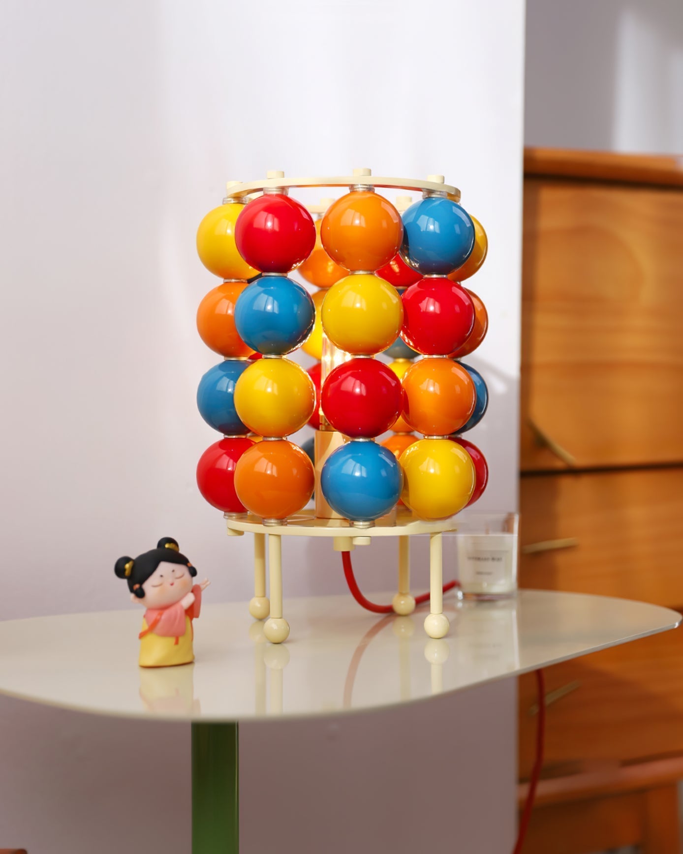 Lampe de Table Sphérique - Éclairage Doux et Élégant