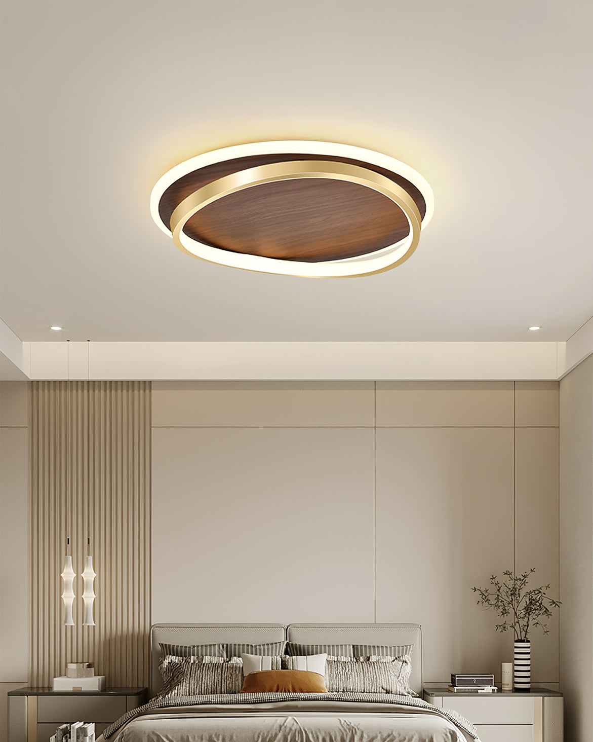 Lampe de Plafond Élégante et Minimaliste - Lumière Claire pour Atmosphère Cosy