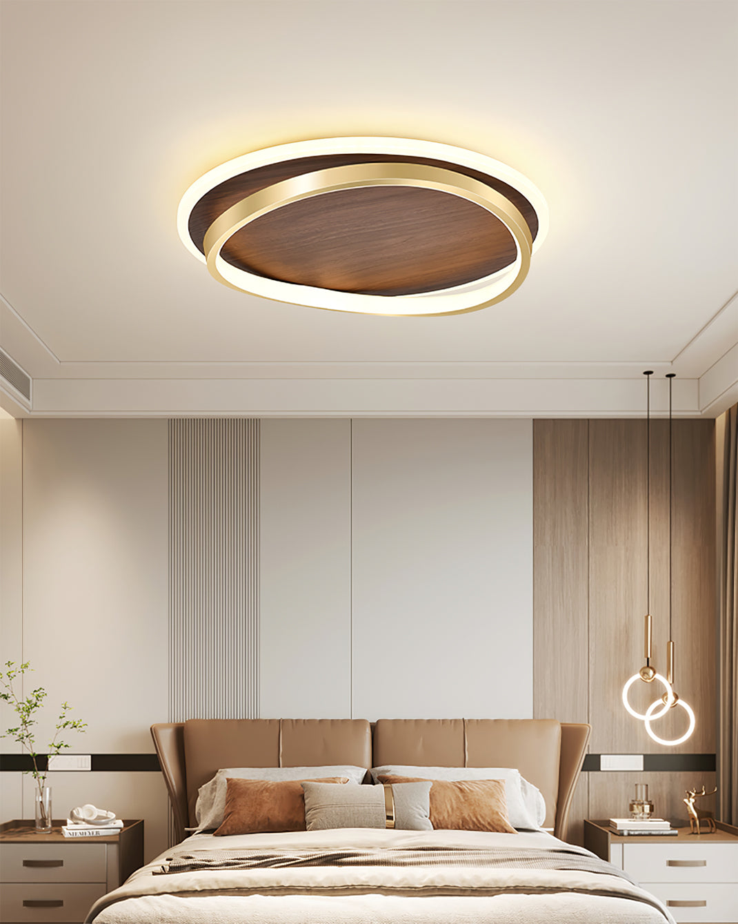 Lampe de Plafond Élégante et Minimaliste - Lumière Claire pour Atmosphère Cosy
