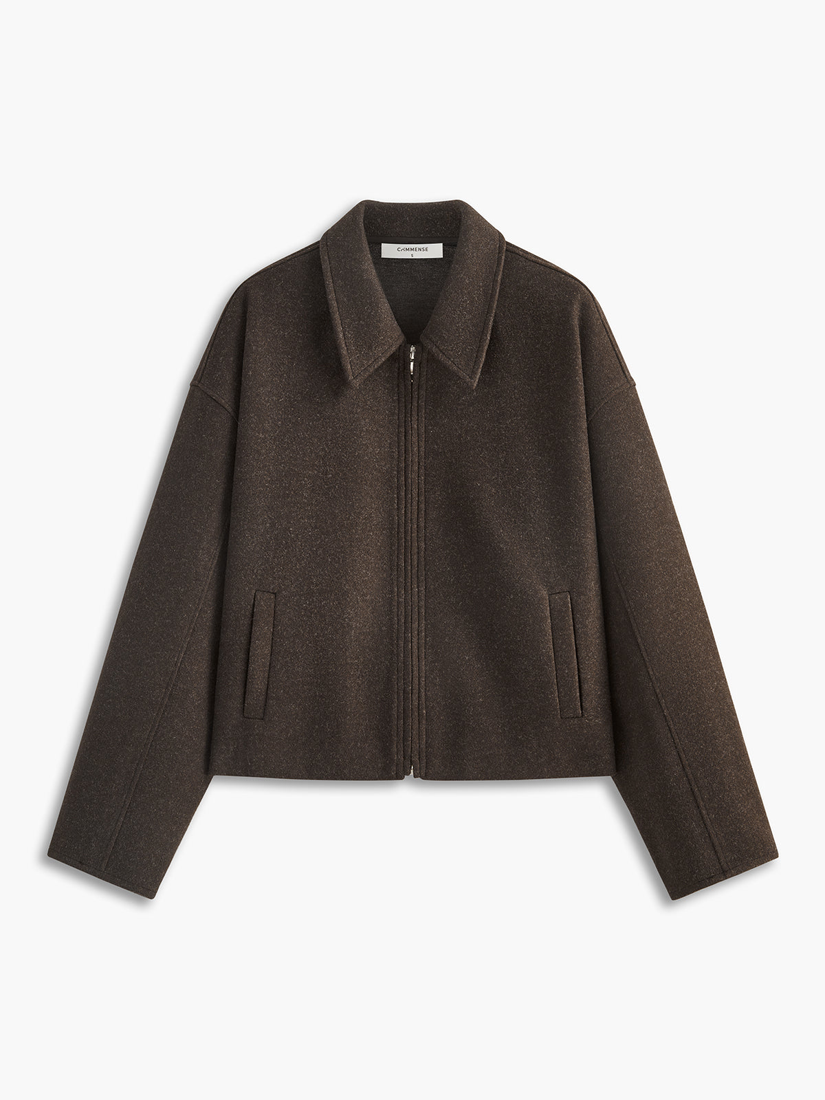 Veste en Tweed Chaude pour Femme - Élégante et Intemporelle à Manches Longues
