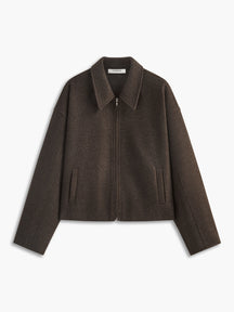 Veste en Tweed Chaude pour Femme - Élégante et Intemporelle à Manches Longues